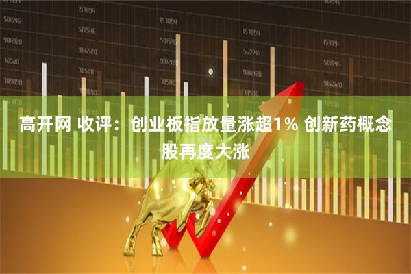 高开网 收评：创业板指放量涨超1% 创新药概念股再度大涨
